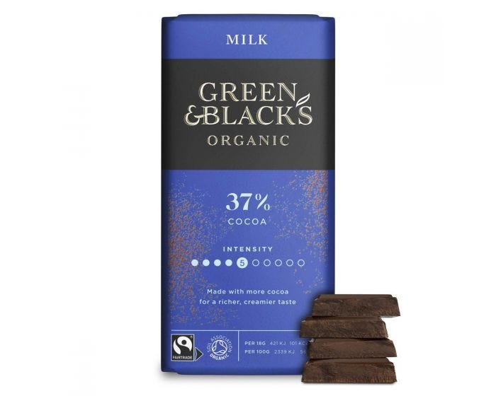 Green & Black Organic Milk Chocolate 90g – Korat Chef